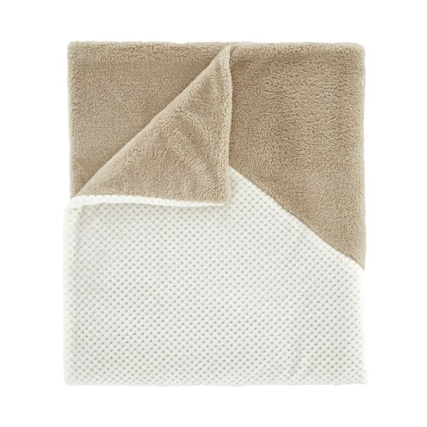 Coperta marrone e beige in micropile 130x170 cm Cosy Larsson Geo – Catherine Lansfield