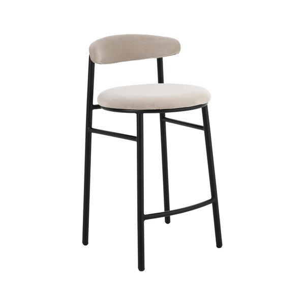 Sgabello da bar beige in metallo (altezza della seduta 66 cm) Doggi – Ellos Home