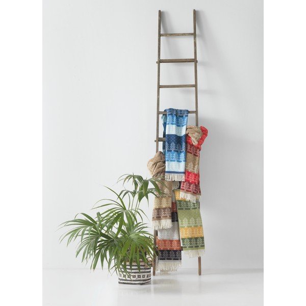 Plaid marrone con contenuto di cotone , 140 x 180 cm Kuusi - Euromant-image-1