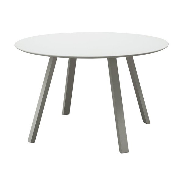 Tavolo da pranzo da giardino rotondo in metallo ø 120 cm Auke – WOOOD