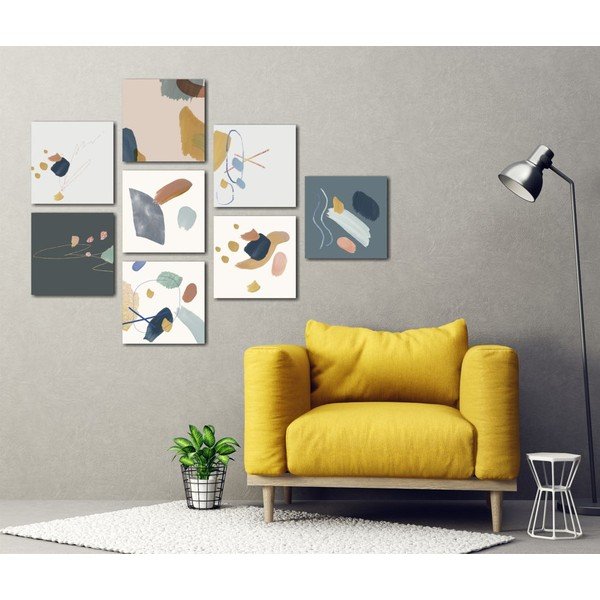 Set di 8 dipinti a pastello - Insigne-image-1