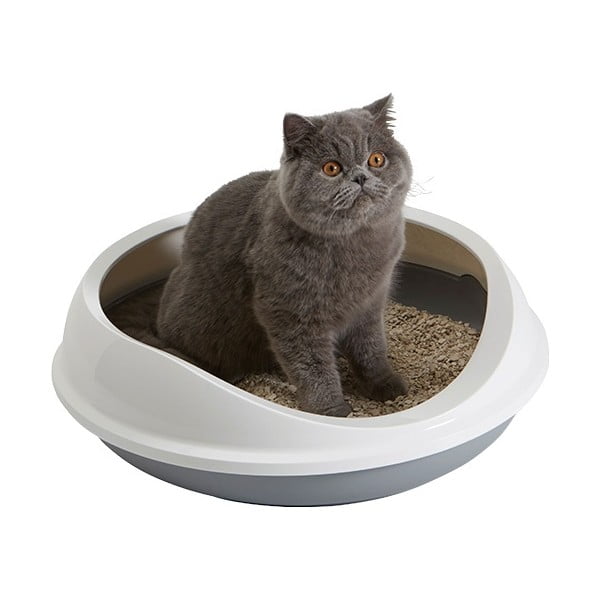 Lettiera bianca-grigia per gatti 49x55 cm Savic Figaro - Plaček Pet Products-image-1