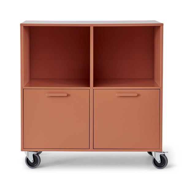 Cassettiera mobile rosso mattone Keep by Hammel - Hammel Furniture