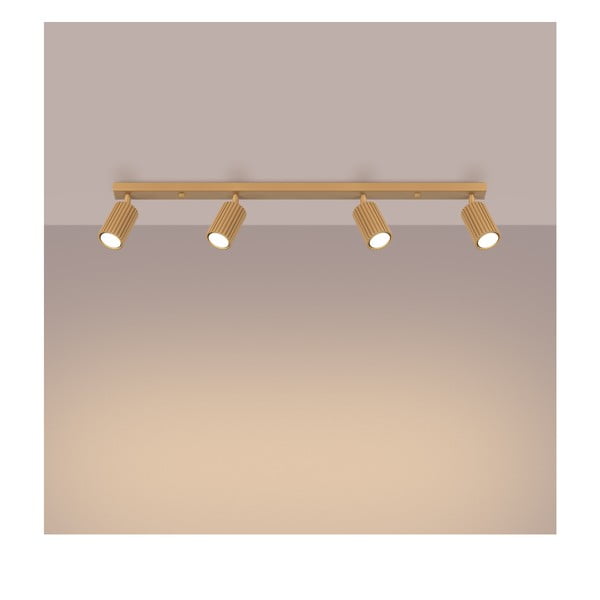 Faretto dorato 6,5x81 cm Gleam – Sollux-image-2