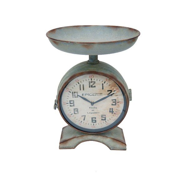 Orologio da pavimento in metallo su gambe - Antic Line