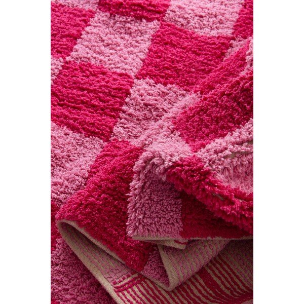 Tappeto rosa/rosa chiaro in cotone 200x300 cm Mela – Jotex-image-3