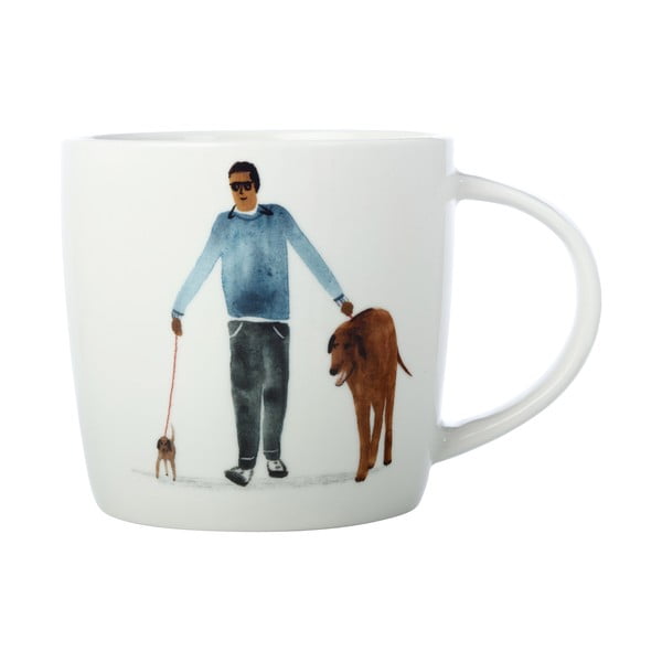 Tazza in porcellana bianca 400 ml Little Dog - Maxwell & Williams