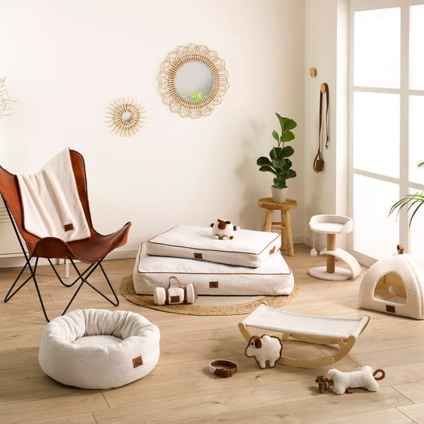 Letto per cani crema ø 55 cm - Love Story-image-1