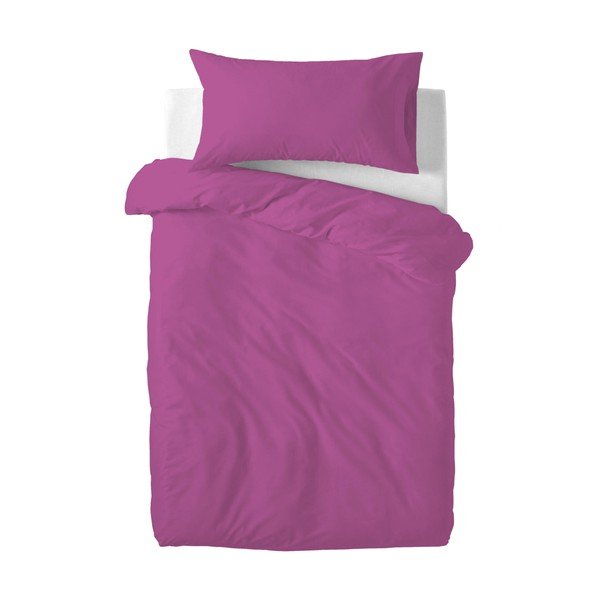 Federa in cotone fucsia , 75 x 50 cm Basic - Mr. Fox-image-2