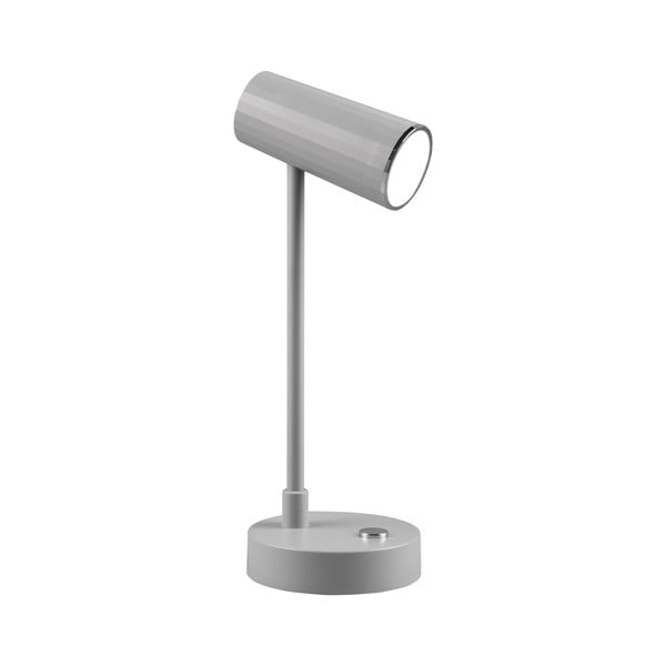 Lampada da tavolo dimmerabile a LED grigio chiaro (altezza 28 cm) Lenny - Trio