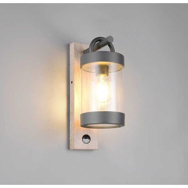 Illuminazione esterna con sensore di movimento da parete (altezza totale 33 cm) Sambesi – Trio-image-1