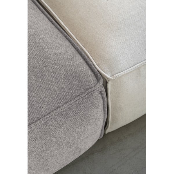 Divano componibile in grigio chiaro (con penisola a destra) Flex Felix – Miuform-image-4