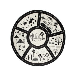 Tappeto per bambini , ⌀ 140 cm Black City - Conceptum Hypnose