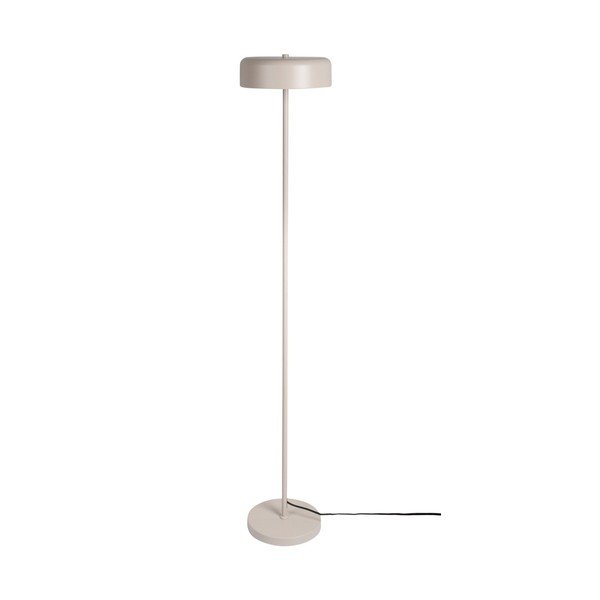 Lampada da terra beige con paralume in metallo (altezza totale 140 cm) Riqueza Palo – Leitmotiv