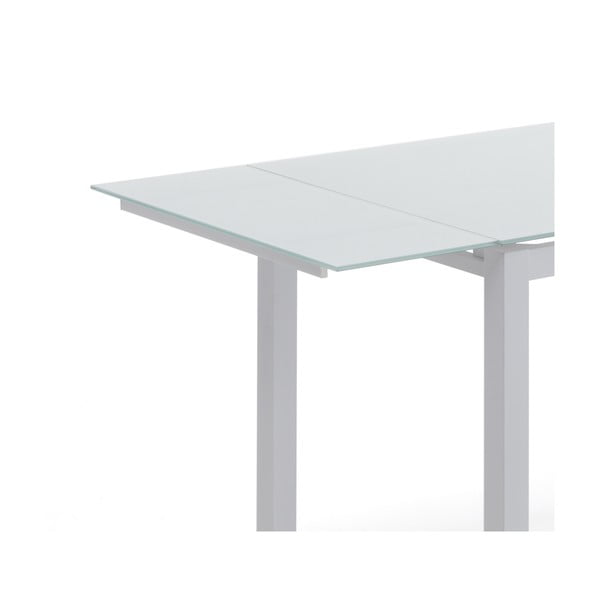 Tavolo da pranzo pieghevole con piano in vetro 70x110 cm Fast - Tomasucci-image-3