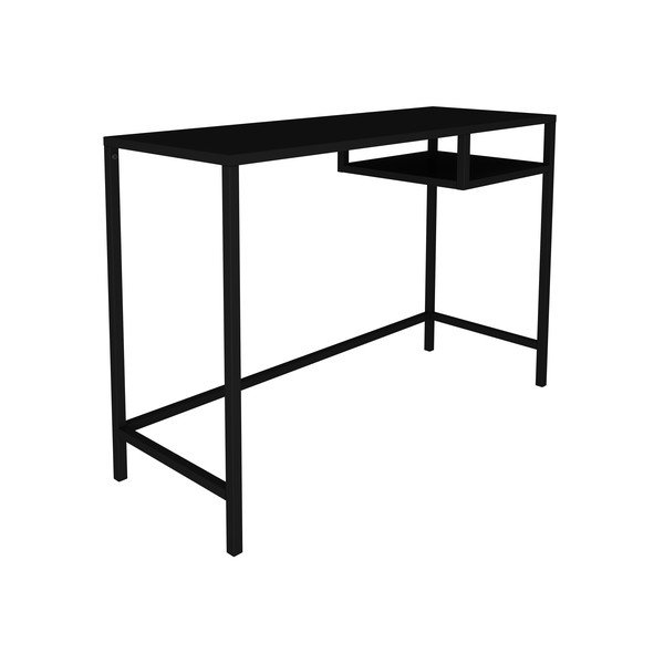 Scrivania in metallo nero Lite - Canett-image-3