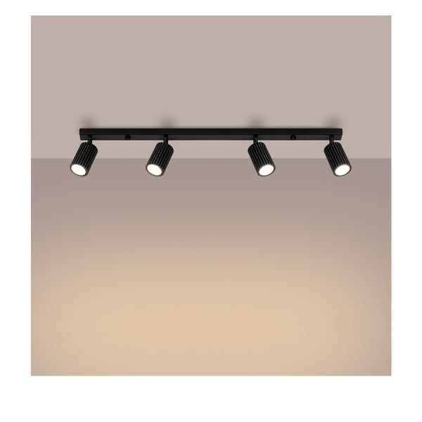 Faretto nero 6,5x81 cm Gleam – Sollux-image-2