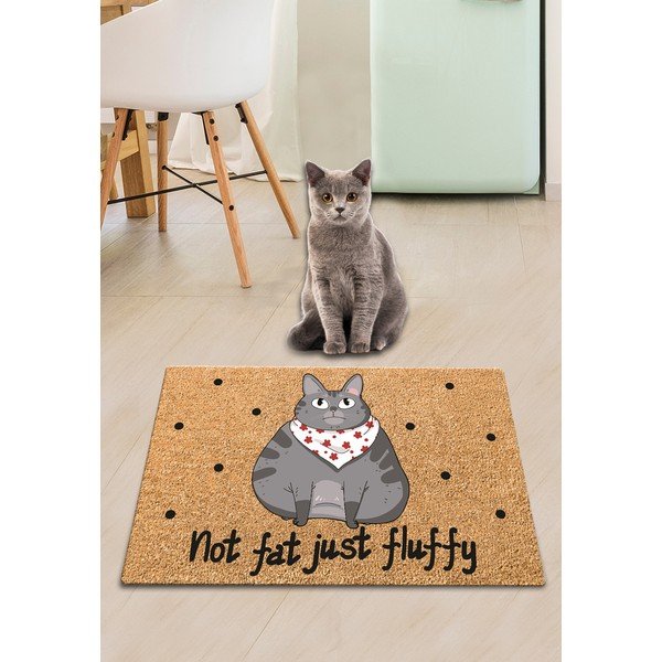 Tappetino per gatti, 60 x 40 cm Not Fat Just Fluffy - Petpetite-image-2