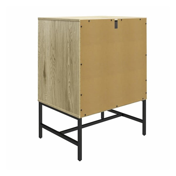 Mobile da vino in pino naturale per 6 bottiglie, 60x83 cm Tamlin - Støraa-image-3