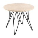 Tavolino rotondo con piano in marmo ø 55 cm Prunus - Actona