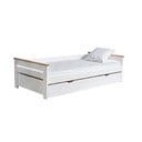 Divano letto bianco , 90 x 190 cm Lola - Marckeric