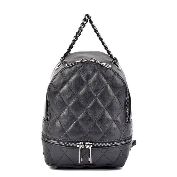 Zaino in pelle nera Alisso - Roberta M