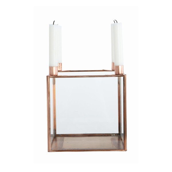 Svícen Copper, 20x22 cm