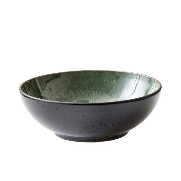 Ciotola verde/nera in gres ø 30 cm Gastro Green/Black – Bitz