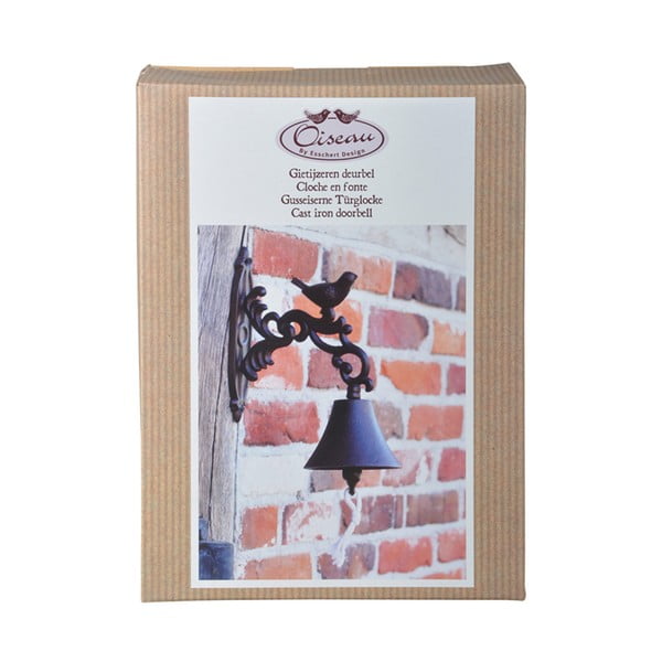 Campana da parete in ghisa in scatola regalo Birdy - Esschert Design-image-4