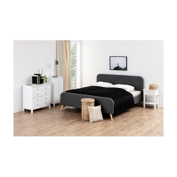 Comodino bianco Linnea - Actona-image-4