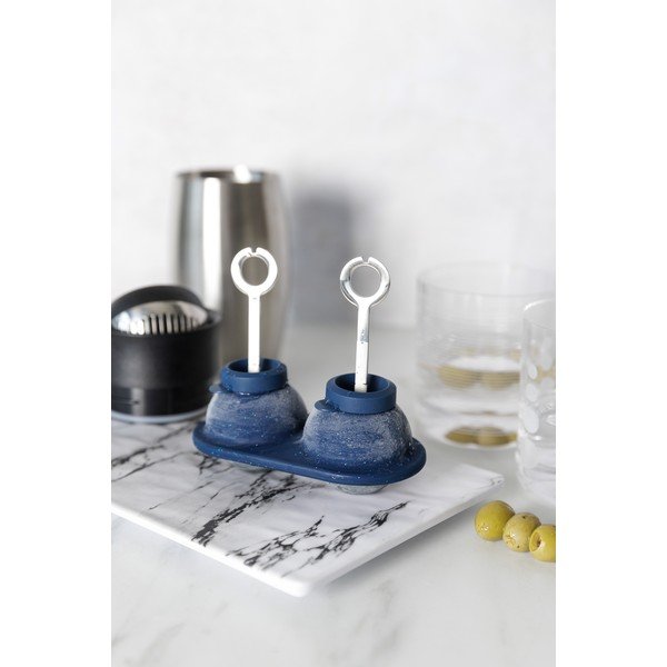 Stampo per ghiaccio in silicone blu Barcraft - Kitchen Craft-image-3