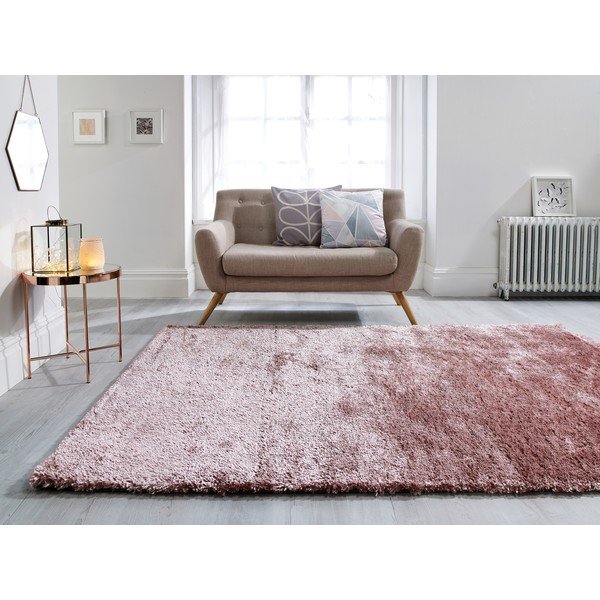 Tappeto rosa Serenity Pink, 160 x 230 cm - Flair Rugs-image-3