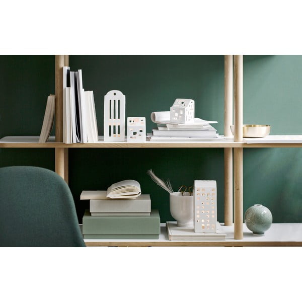 Portacandele in ceramica per tea light Urbania Lighthouse Functio - Kähler Design-image-4