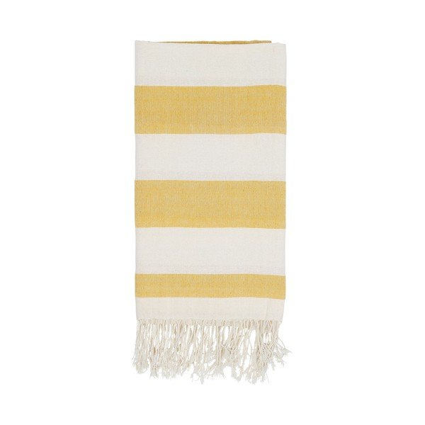 Telo mare giallo e crema 108x180 cm Retro Summer - Sema-image-3