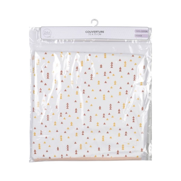 Coperta per bambini bianca in cotone 75x75 cm Forest – Bébé Douceur-image-1
