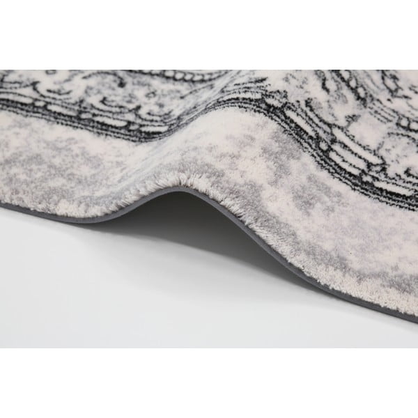 Tappeto in lana grigio 133x180 cm Meri - Agnella-image-2