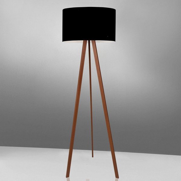 Lampada da terra nera semplice - Unknown-image-1