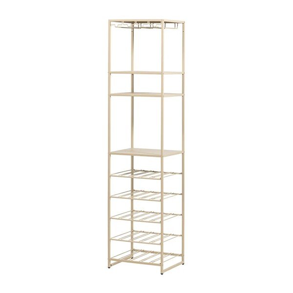 Cantinetta beige numero di bottiglie 25, 45x185x40 cm Reese – WOOOD