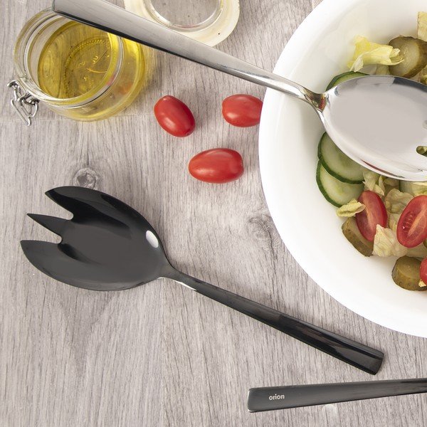 Mestoli da insalata in acciaio inox Black – Orion-image-1