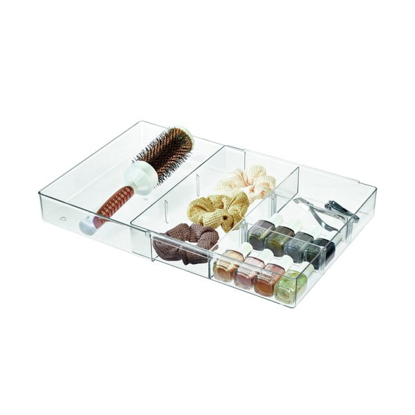 Organizzatore per cassetti in plastica Crystalline - iDesign/The Home Edit-image-4