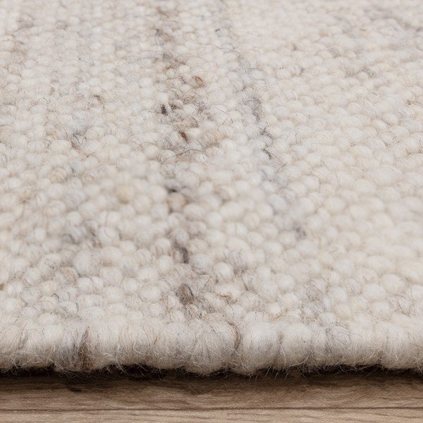 Tappeto avorio double-face e tessuto a mano in misto lana 160x230 cm Birkdale Ivory - Asiatic Carpets-image-4