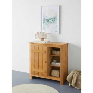 Madia in legno di pino di colore naturale 90x90 cm Bertram - Støraa