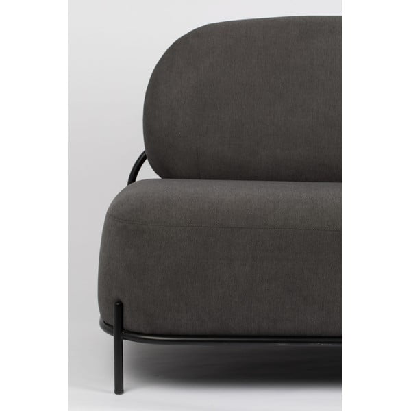 Divano grigio scuro Polly - White Label-image-3