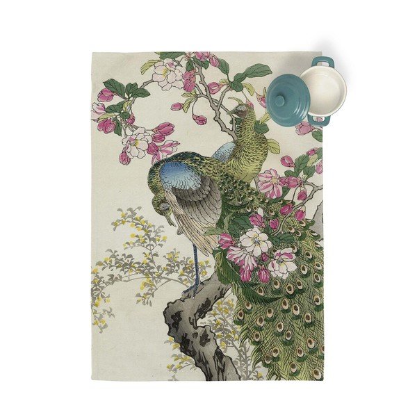 Set di 2 asciugamani da cucina in cotone Basic , 70 x 50 cm Japonais - Happy Friday-image-1