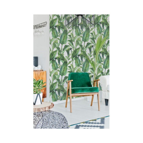 Carta da parati 50 cm x 280 cm Leaves - Dekornik-image-2