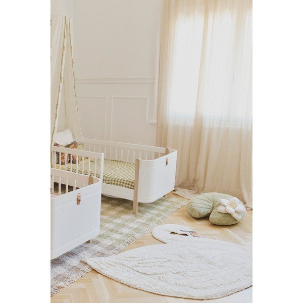 Tappeto per bambini color crema in cotone lavabile/tessuto a mano 100x120 cm Swan – Lorena Canals-image-4