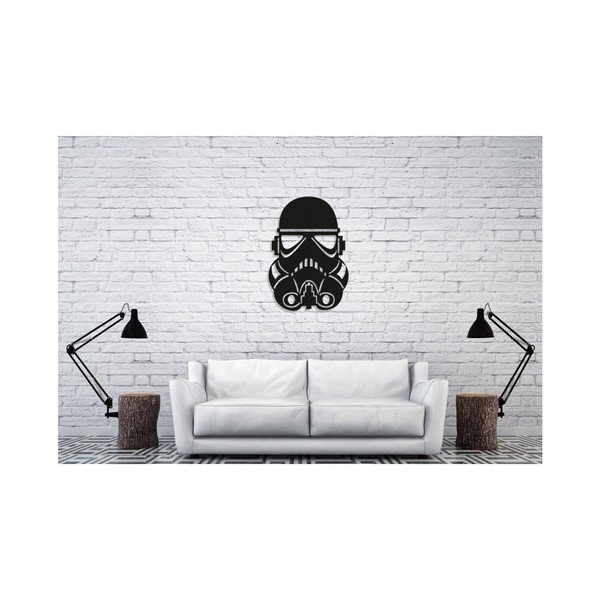 Černá nástěnná dekorace Oyo Concept Star Wars, 35 x 50 cm