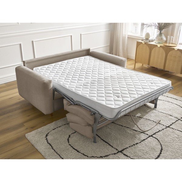 Divano grigio tortora per il riposo quotidiano/allungabile 220 cm Cocoone – Bobochic Paris-image-1