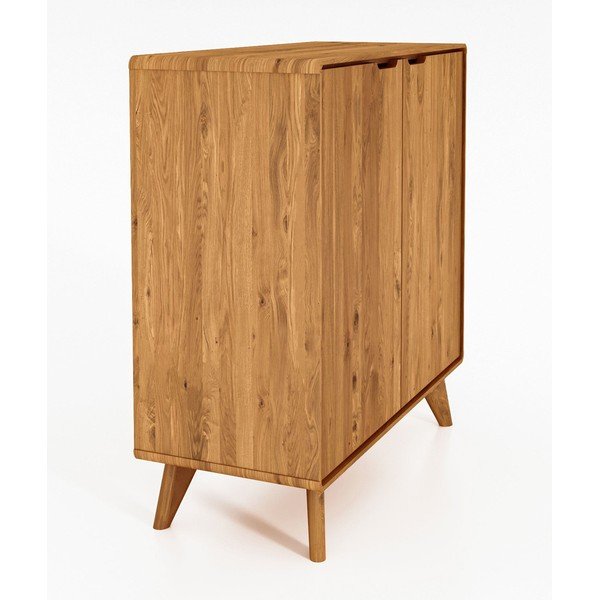 Cassettiera alta in rovere 90x92 cm Greg - The Beds-image-2