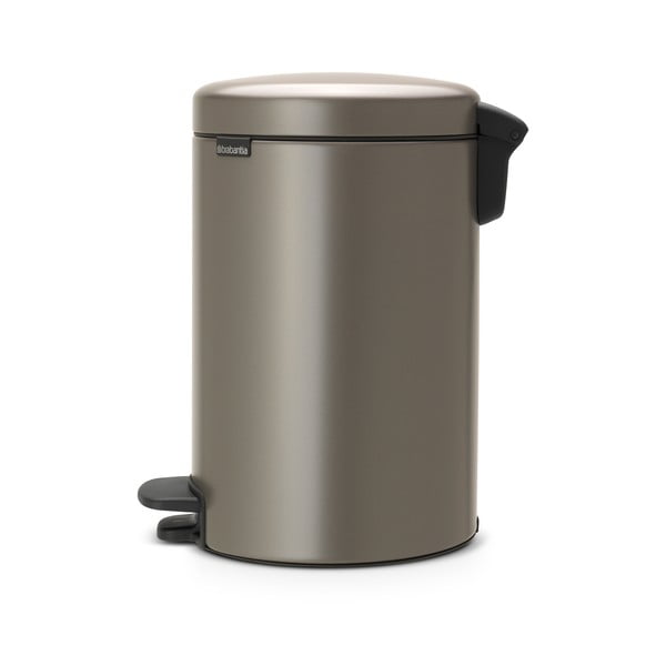 Bidone grigio in acciaio 12 l NewIcon - Brabantia